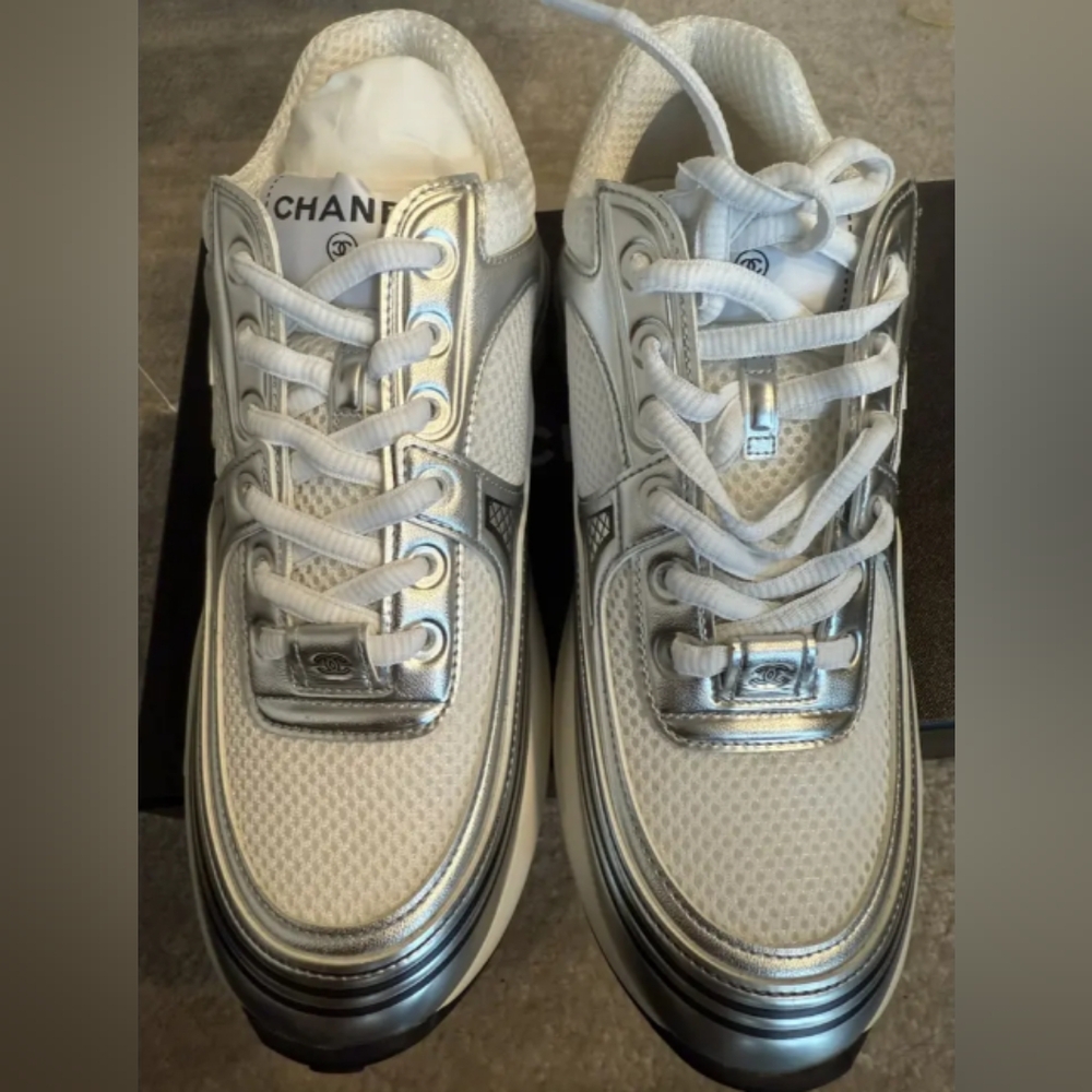 Chanel CC Logo Sneakers